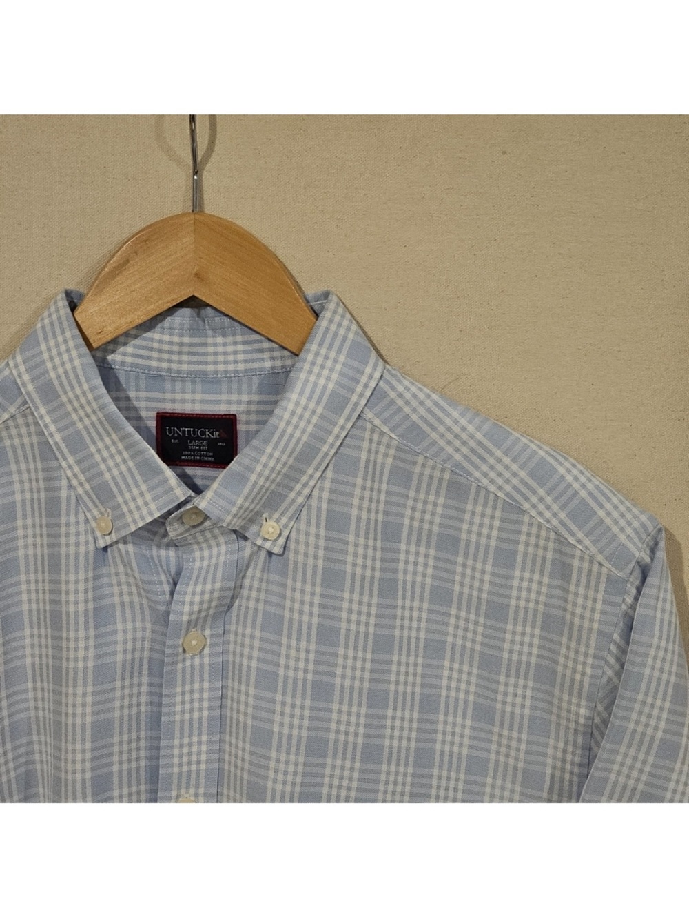 UNTUCKit Slim Fit Button Down L